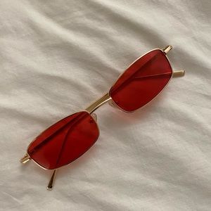 RED SHADES SUNGLASSES